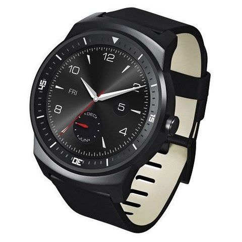 Умные часы LG G Watch R W110, имеющие вид обычных механических часов